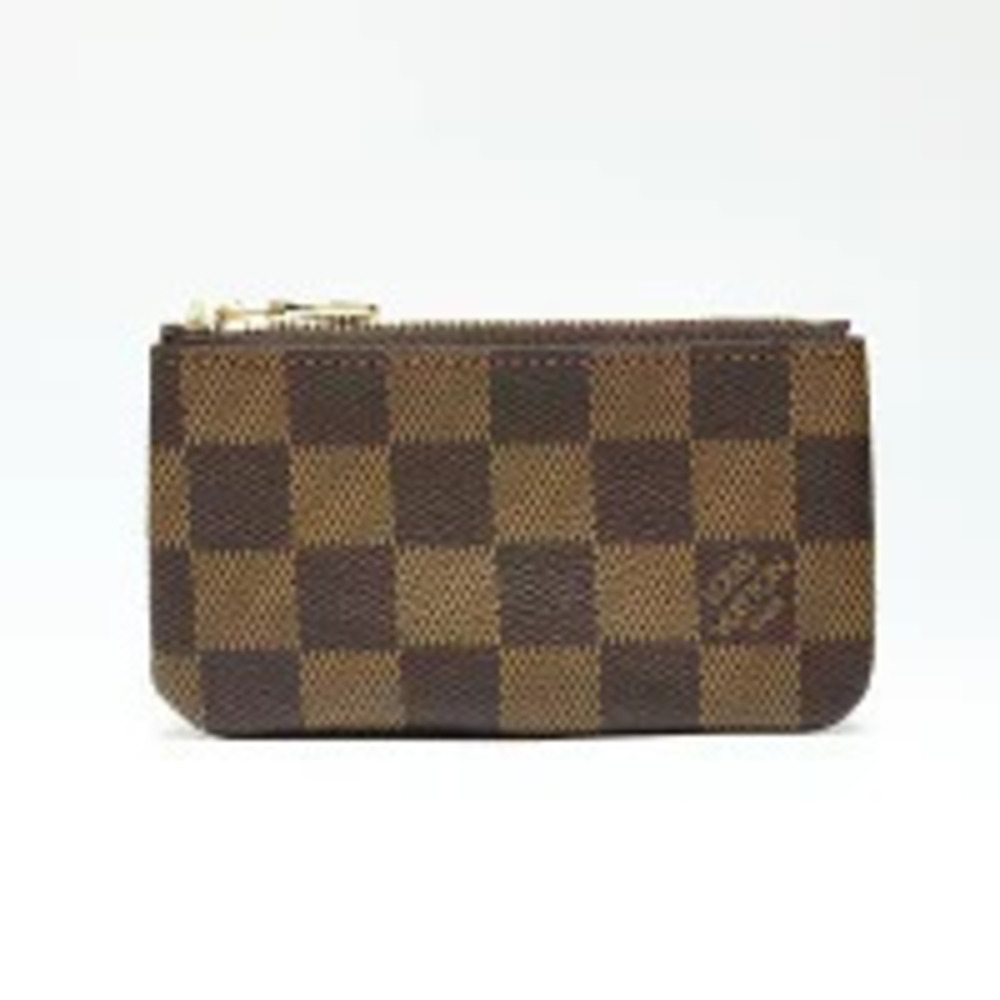 Louis Vuitton Damier Pochette coin case Wallet Brown